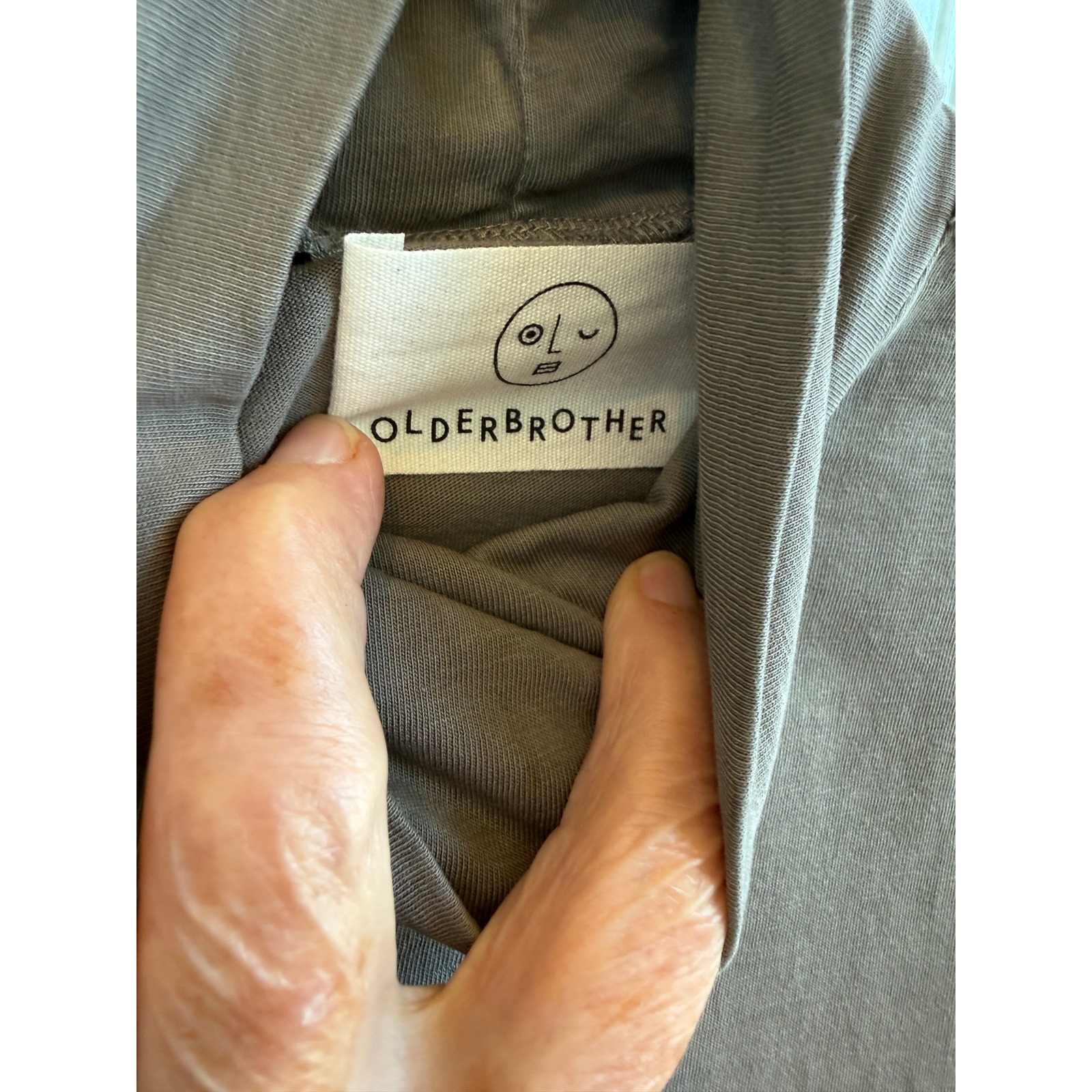 Nwt Older Brother Natural Dye Funnel Neck Top Gender Neutral L — image 4 of 8